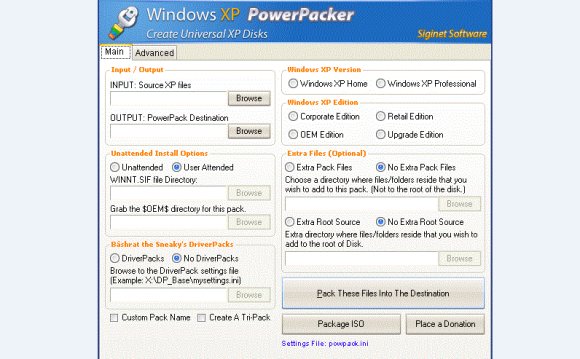 Windows XP PowerPacker - это