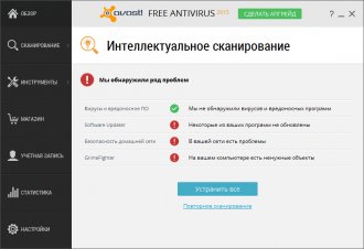 Обзор Avast Free Antivirus 2015: Интеллектуальное сканирование